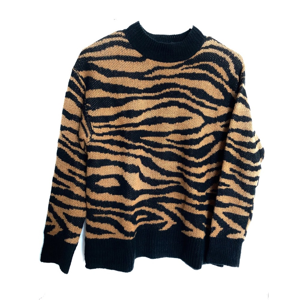 Tiger Print Sweater